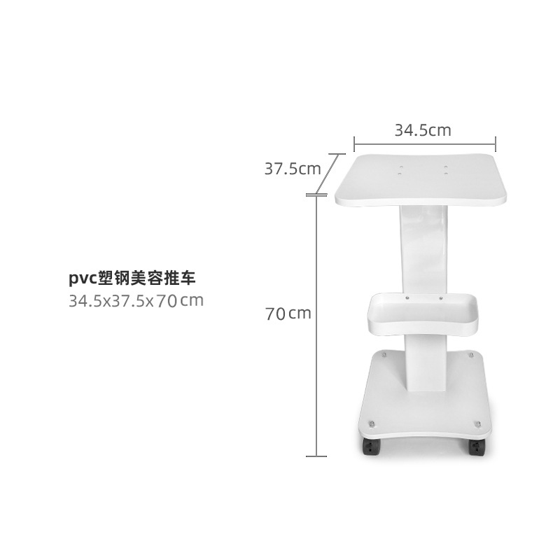 Comercio exterior Carro de belleza salón de belleza instrumento de belleza carro pequeña burbuja picosegundo ceja lavadora estante de almacenamiento móvil