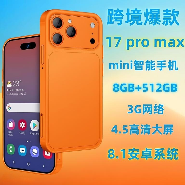 Cross-Border New Hot-Selling Model 17 Pro Max 3g Android Smartphone Touch Screen Dual Network Digital Google