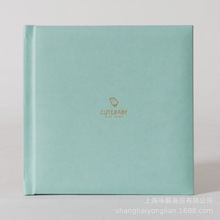 生产厂家批发简约儿童绿色相册封面影楼后期手工制作想想封面礼盒