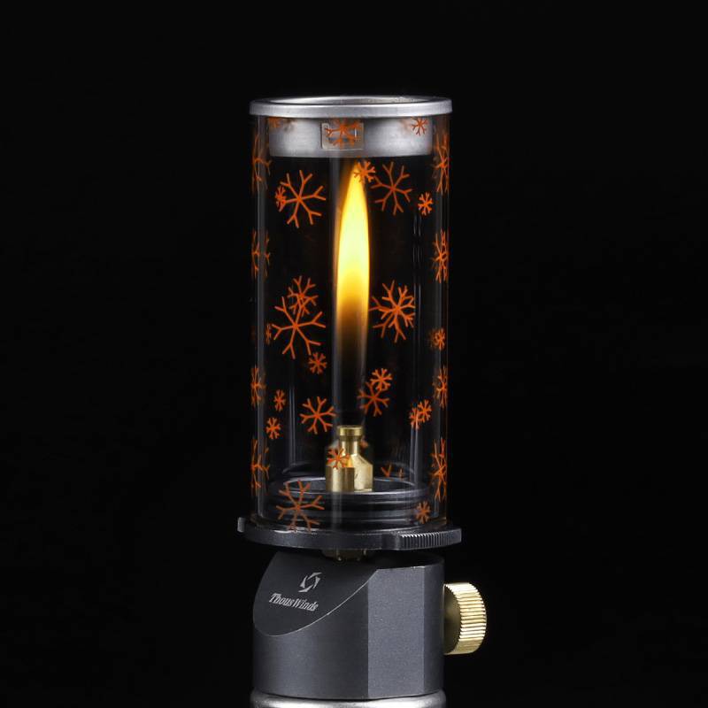 블랙 스트레이트 오렌지 눈송이 가스 램프 TW2004-B