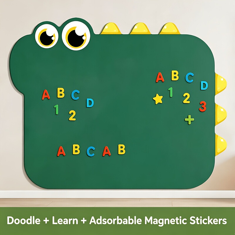 Green Board, White Board, Black Board Set - Dinosaur Shape, Matte Frosted Material, Can Be Attached to the Back Green Board, White Board, Black Board Set - Dinosaur Shape, Matte Frosted Material, Can Be Attached to the Back