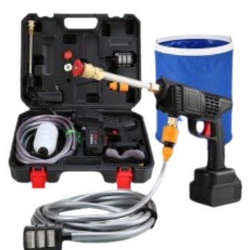 Venta al por mayor pistola de agua de lavado de autos de alta presión lavadora de autos eléctrica portátil inalámbrica doméstica bomba de agua portátil de alta potencia comercio exterior image 6