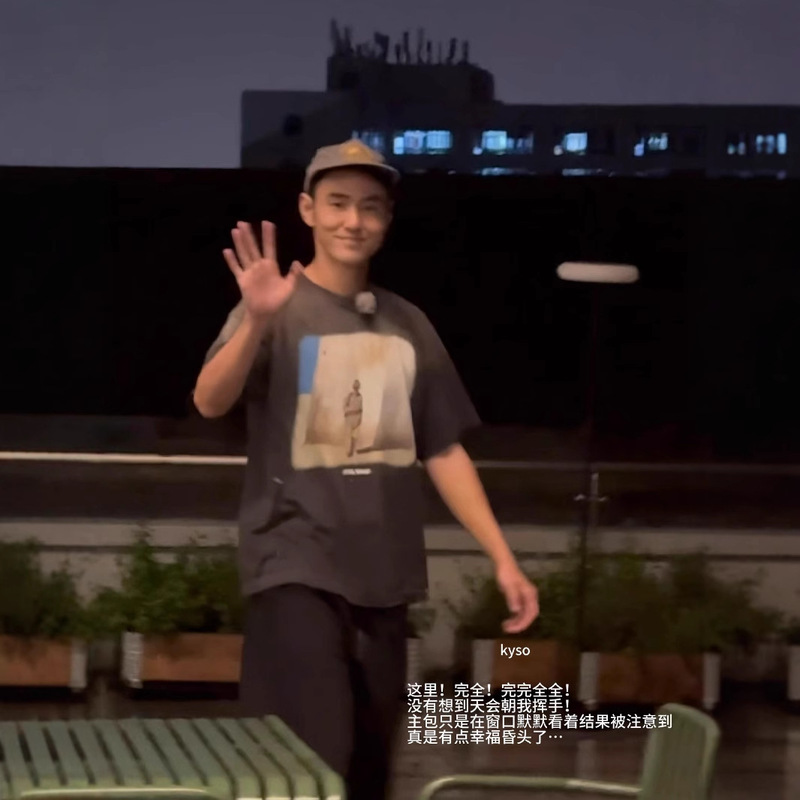 Saint Michael 25Ss "Stay Here" Star Wars Joint Washed Short-Sleeved T-Shirt Trendy Brand