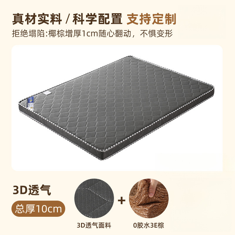 10cm3D 통기성(0 접착제 3E 코코넛 야자) 접이식 모델