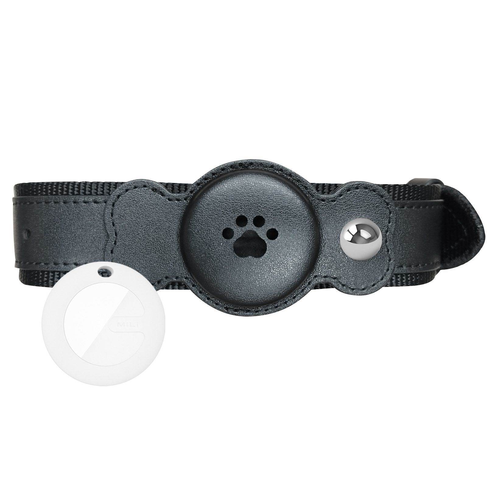 Collar para Perro con Localizador Antipérdida, con Localizador Autorizado por Apple para Rastrear Perros, Producto Premium de Amazon para Uso en Automóviles.