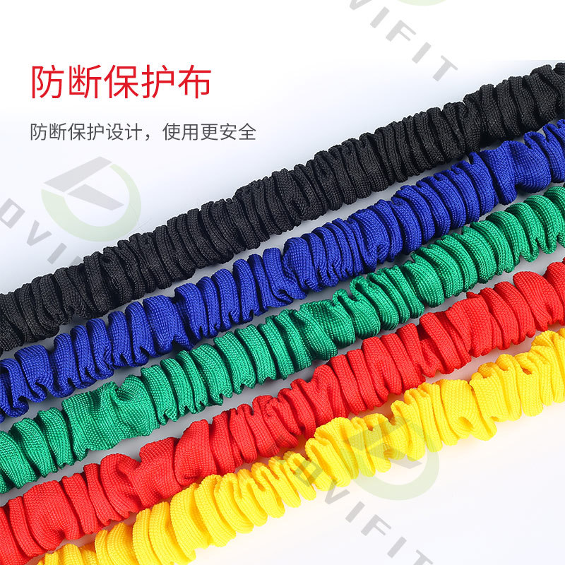 Suministro directo de fábrica látex rebote entrenador baloncesto cuerda elástica entrenador en cuclillas fuerza cadera pierna entrenamiento cuerda