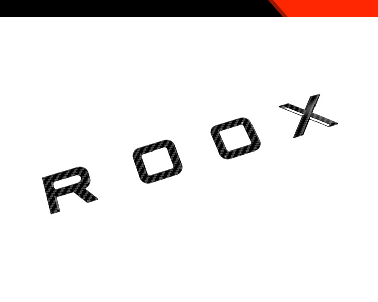Suitable for Nissan 25 Roox Rear Trunk Car Logo Letter Decorative Stickers Car Accessories Tailgate Car Logo