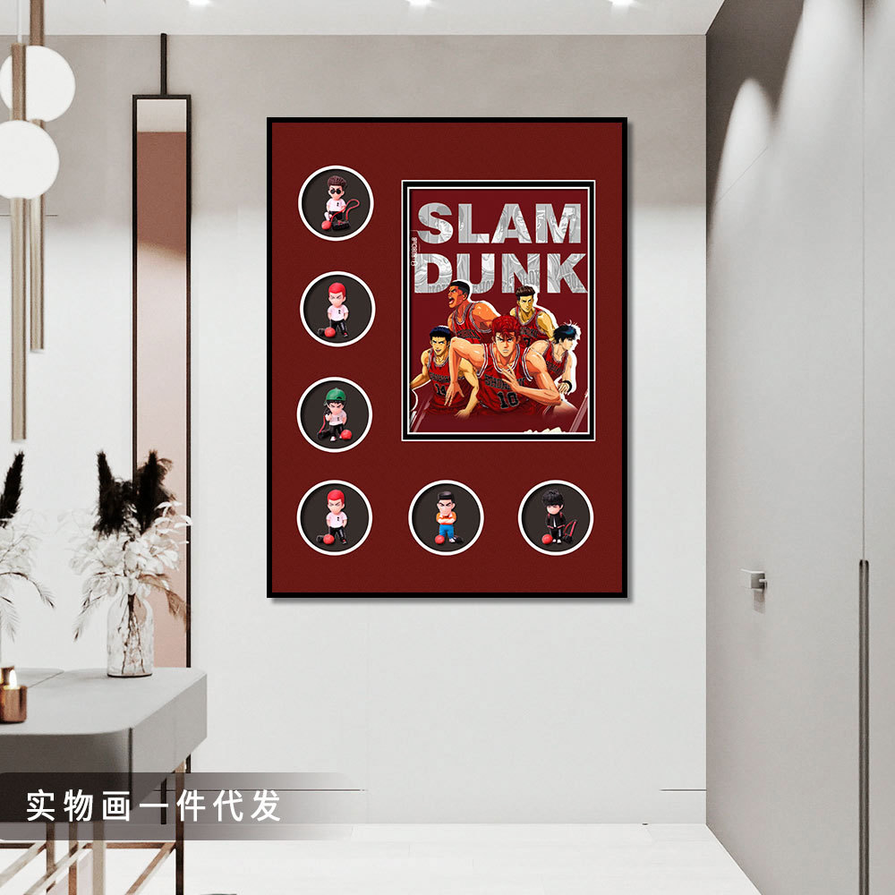 Slam Dunk real hecho a mano pintura decorativa Cherry Blossom Road salón dormitorio pasillo mural tridimensional