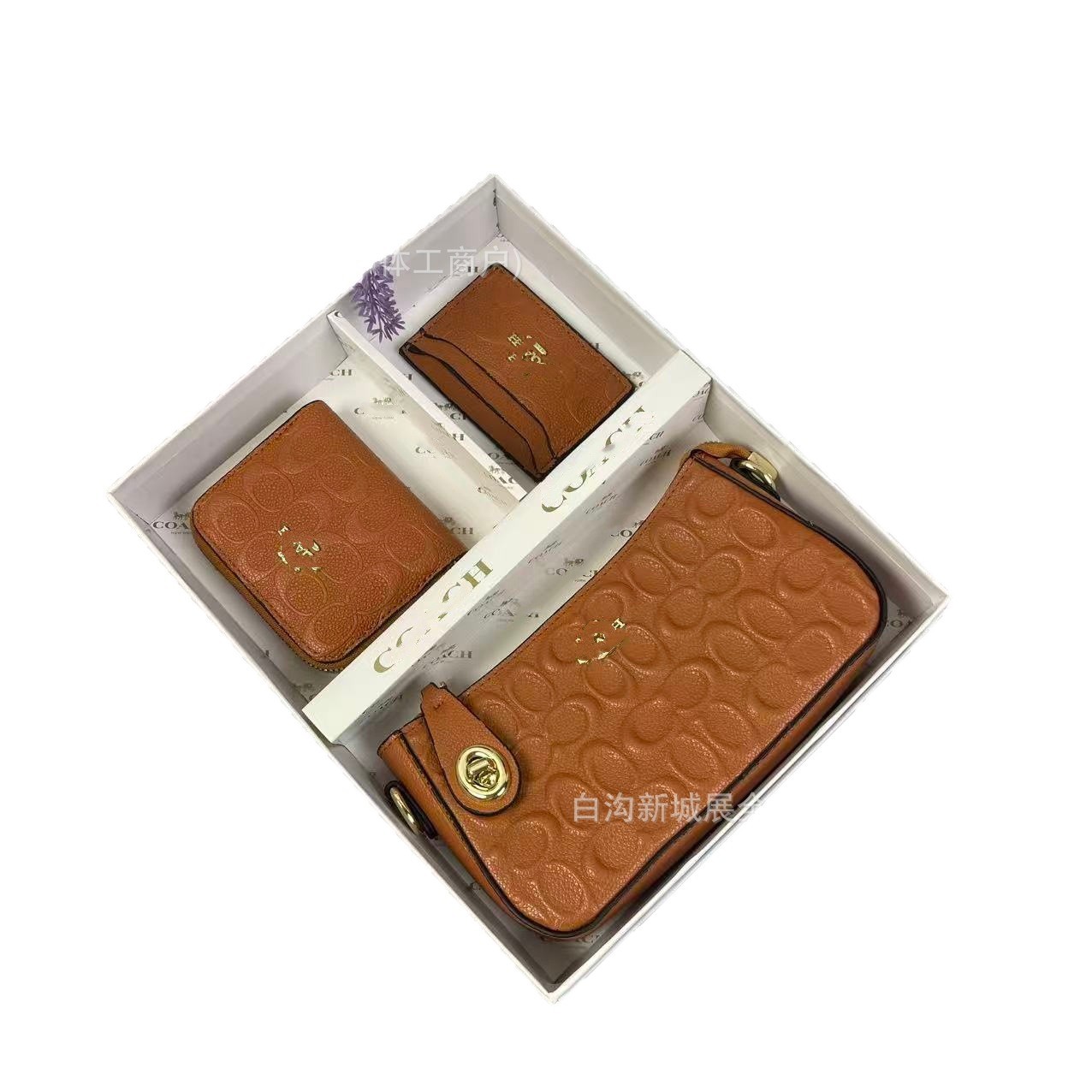 Cartera de padres C2025 nuevo bolso coreano con cremallera, bolso de impresión de gran capacidad de Europa y América.