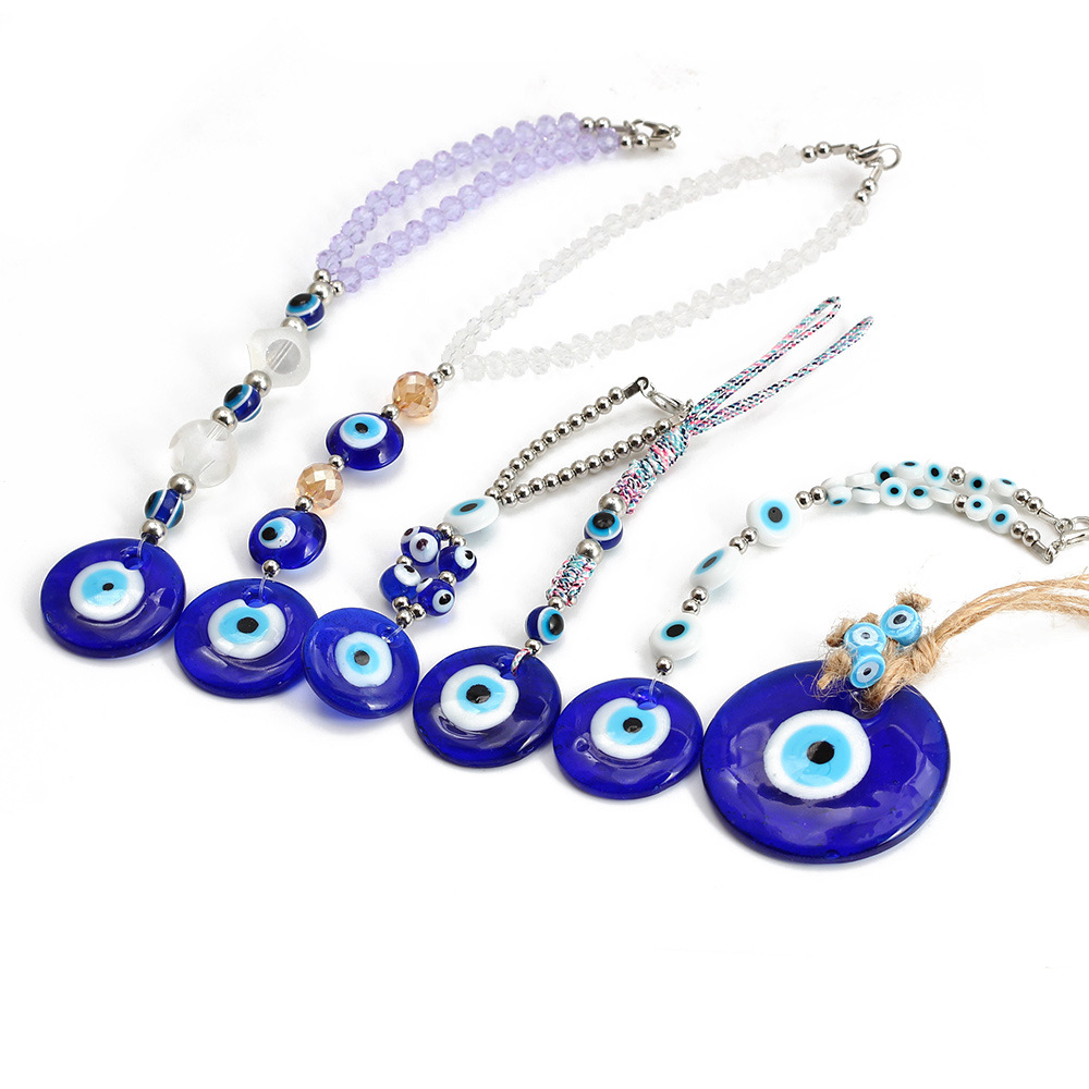 35g Weight 1 Piece Tortoise Devil'S Eye Car Keychain Beaded Unisex Fashion Keychain