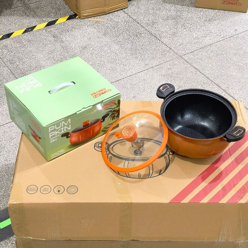 小黄鴨8リットルカボチャ鍋微圧鍋家庭用大容量スープ鍋粘着鍋多機能シチューメーカー直販1|undefined