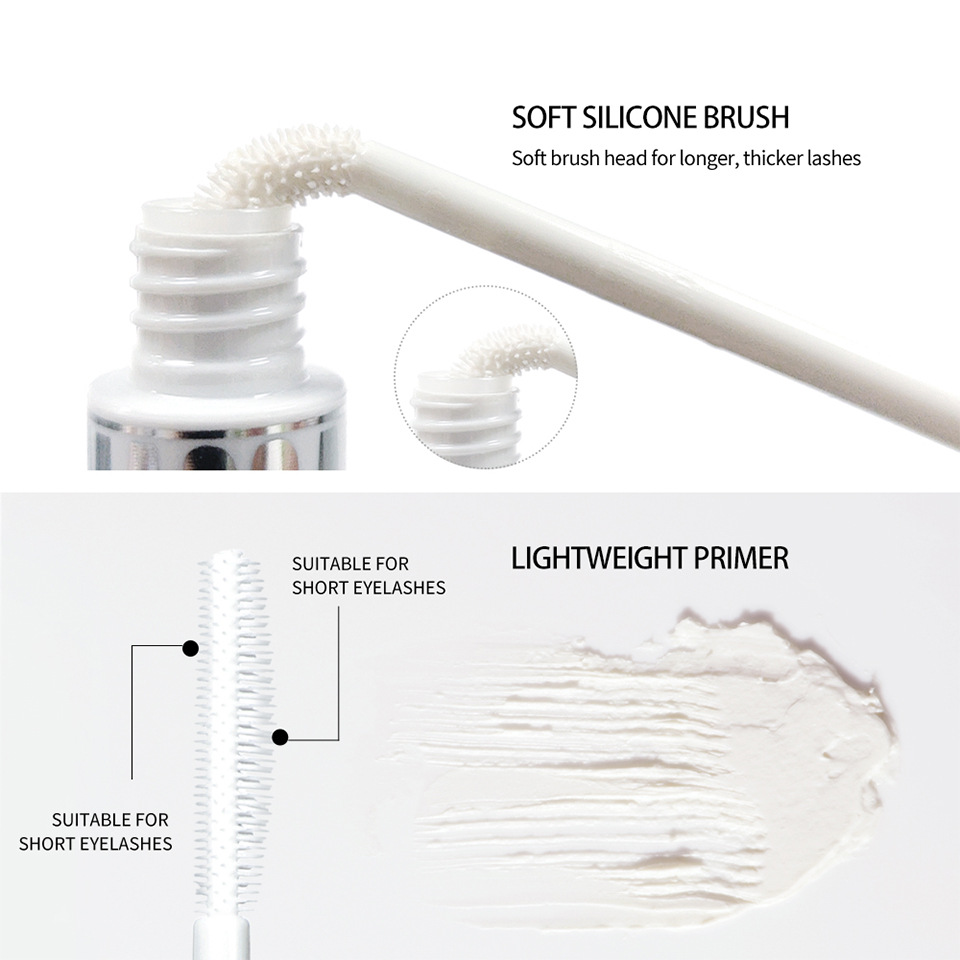 carina IBCCCNDC fine brush primer, fiber long curly non smudging, waterproof and quick drying eyelash styling cream_voghion.com