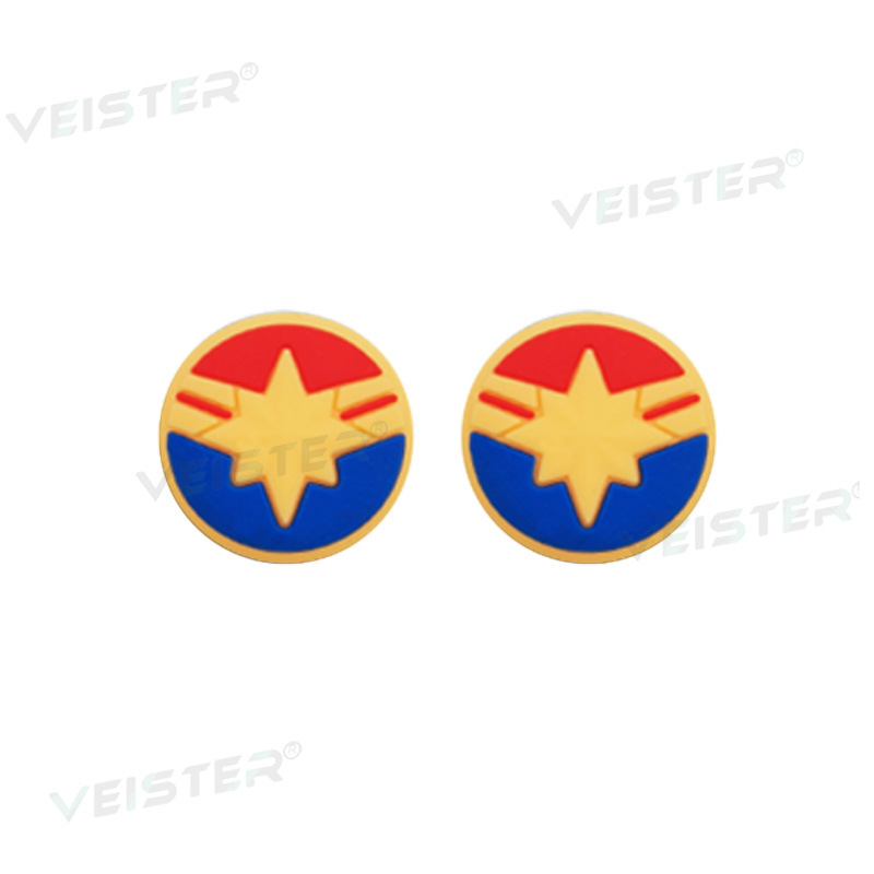 PS5/PS4 mango 3D gorras para manijas Juego de manijas funda de joystick gorras protectoras de teclas XBOX cabeza de hongo gorras de silicona