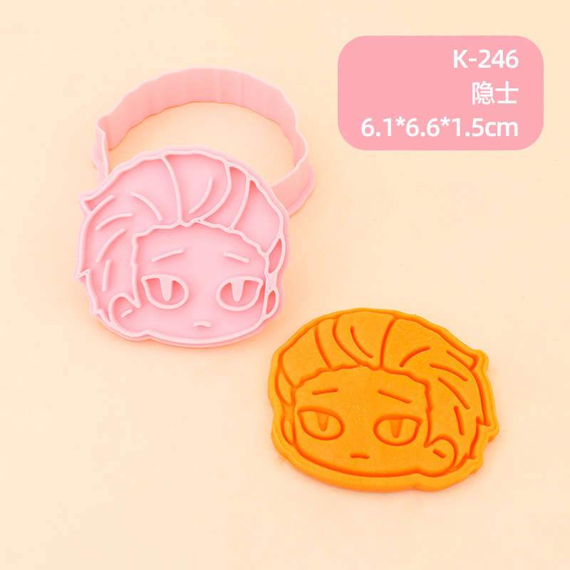 Juego de Moldes para Galletas 3D Personajes de Anime de Plástico para Repostería image 17