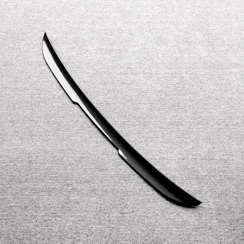 Suitable for 19-24 Audi A7 Rear Wing A7L Modified Racing Version Blade Rear Wing Paste Without Punching Paint Black