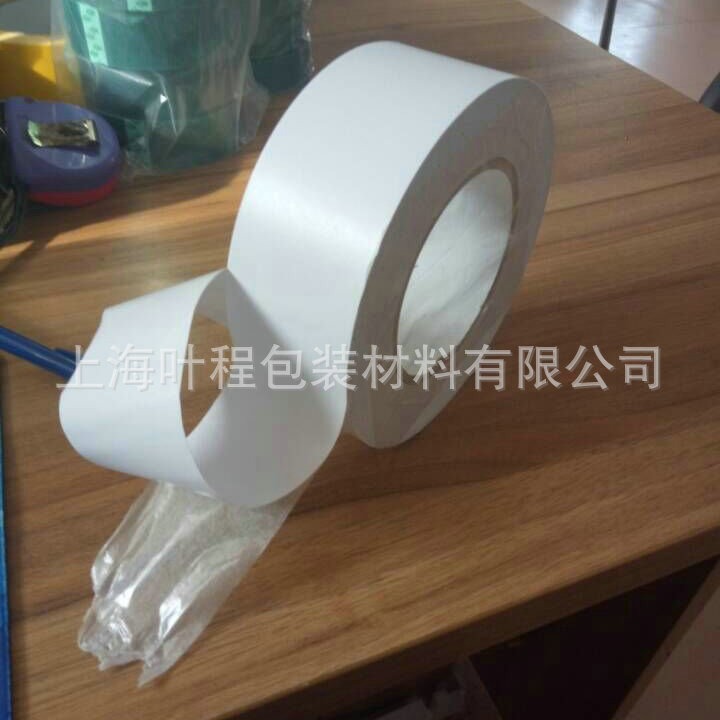 供应棉纸中高粘双面胶带白色可手撕纸张书本彩盒粘贴高粘度热熔胶