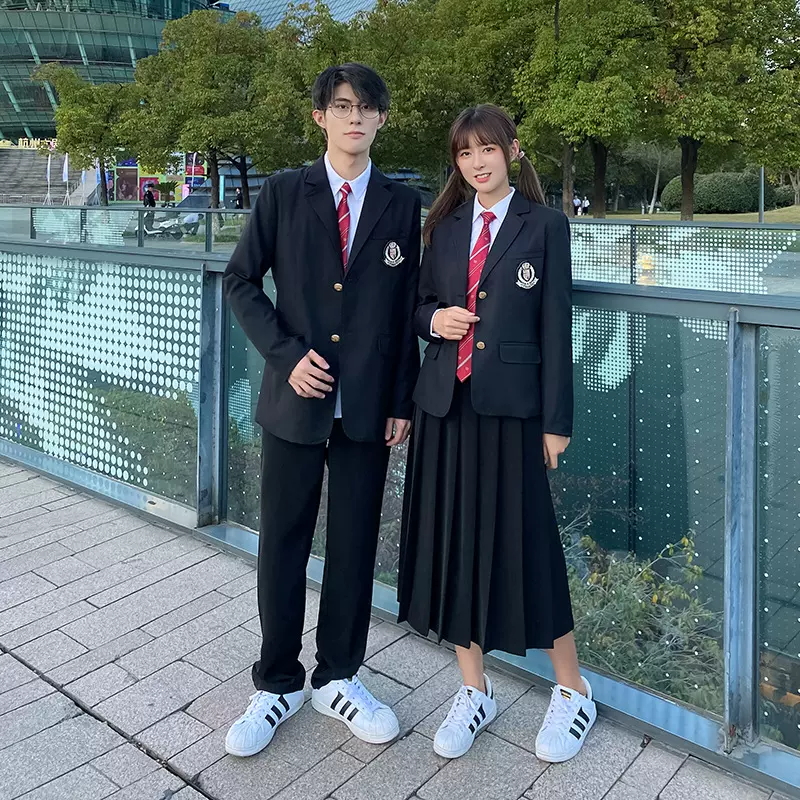 校服班服学院风学生装初中高中生春秋季运动会西装外套毕业季服装
