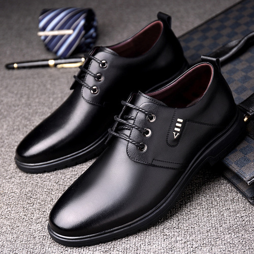 Business casual shoes, black formal work shoes, wholesale outdoor men's casual shoes, foreign trade work shoes, leather shoes for men