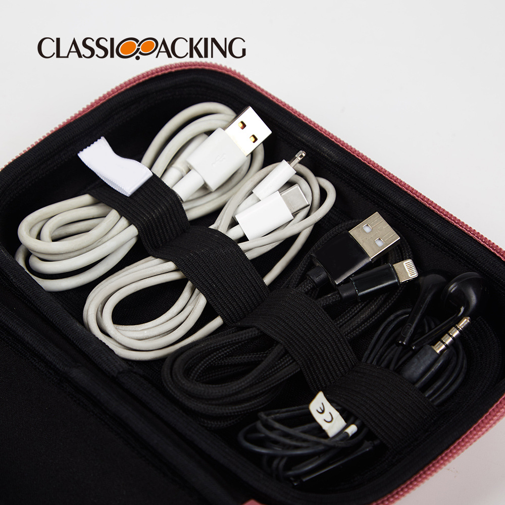 Bolsa de almacenamiento de productos digitales de gran capacidad impermeable material resistente a la presión caja de almacenamiento de cable de datos disco duro móvil cubierta protectora