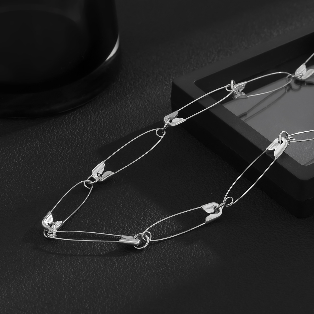 1 Piece Fashion Paper Clip Iron Plating Menu0027S Necklace