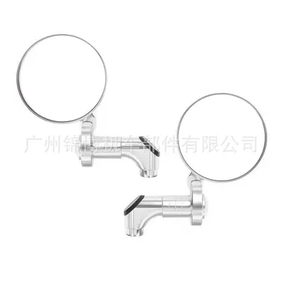 Motorcycle Rearview Mirror Modified Aluminum Motorcycle rearview mirror - 6052-silver-chrome-mirror