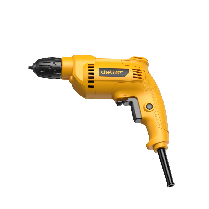 Taladro eléctrico Deli AC, destornillador eléctrico multifuncional, taladro tipo pistola de velocidad ajustable con enchufe para uso doméstico y mejoras del hogar. image 9