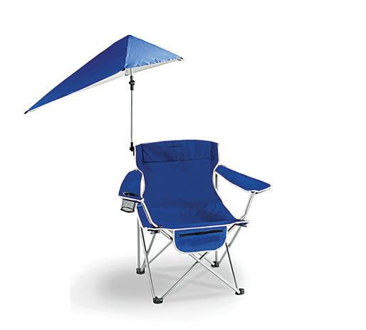 Add side bag large sun chair blue