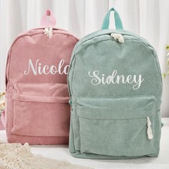 Etsyの個性的な刺繍のカバンの学生の原宿の百合のフリースの高校のリュックサックの学院の風
