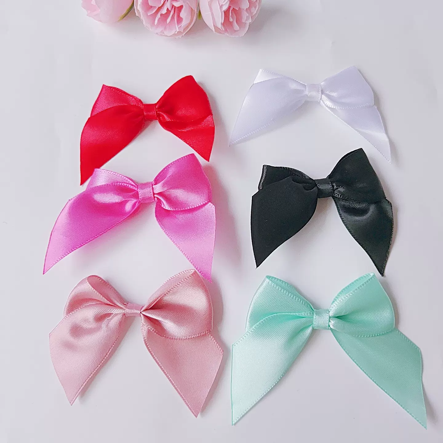 新款涤纶丝带布艺蝴蝶结饰品配件diy头饰发圈辅料服饰礼品盒装饰