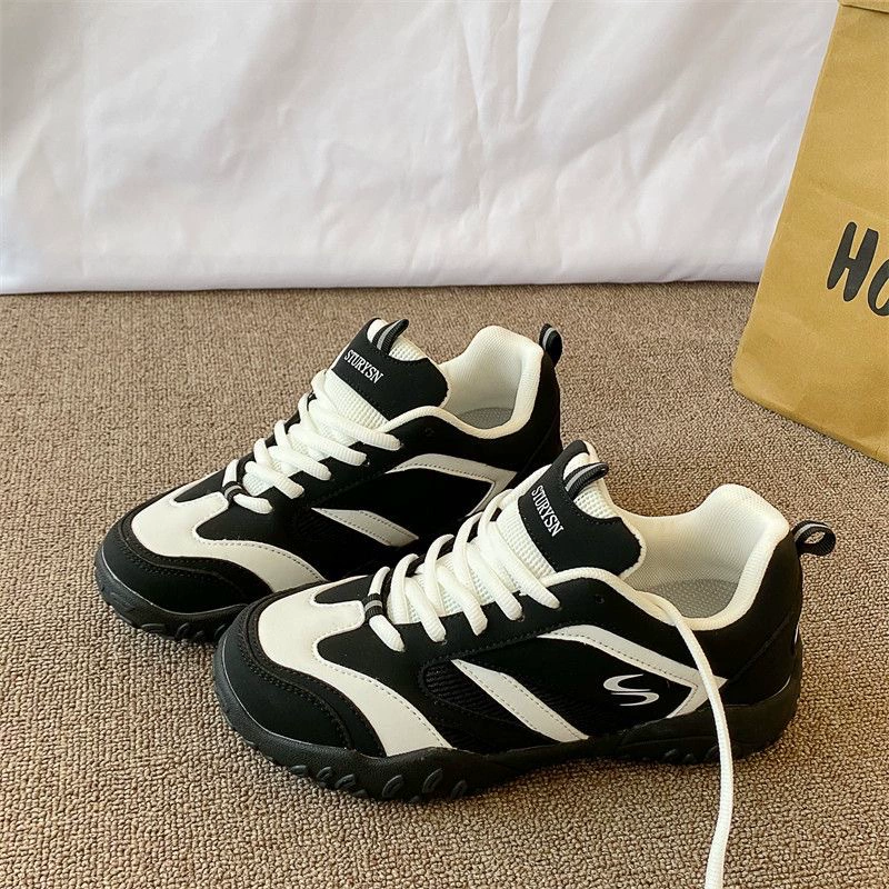 Американские модные уличные ретро-нишевые туристические ботинки для женщин 2025 года, новые сетчатые дышащие и износостойкие повседневные ботинки на осень