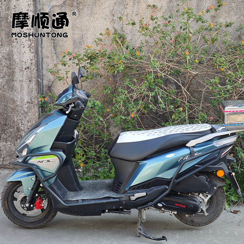 Electric Vehicle Cushion Cover Sunscreen Waterproof Seat Cover Summer Heat Insulation Protection Scooter Original Seat Motorcycle Rain Cover