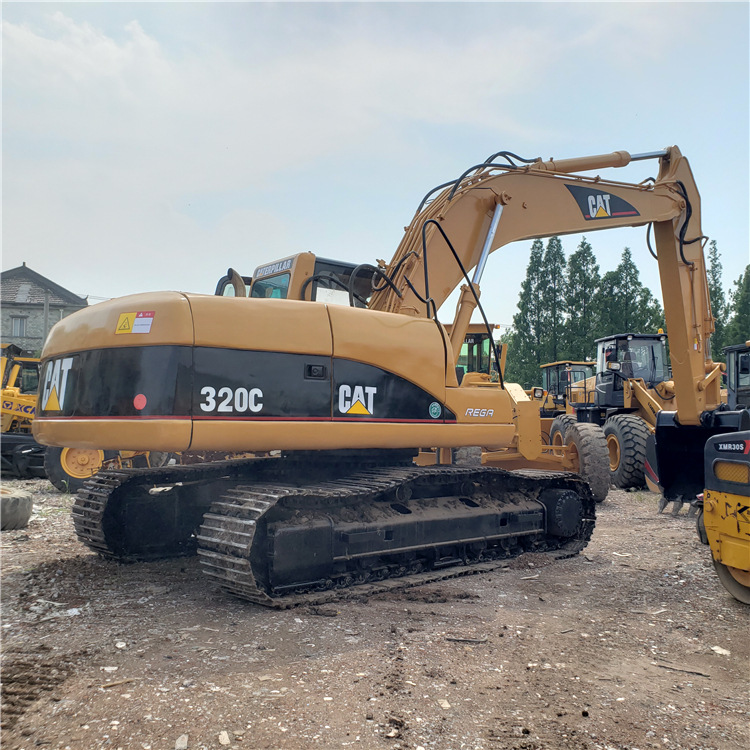 转让二手卡特320c挖机,原版CAT20吨钩机出售二手中型挖机