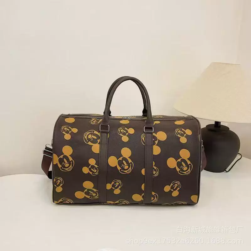 Новинка 2024 года, большая вместительная дорожная сумка с Микки Маусом, оптовая продажа, классическая спортивная сумка для спортзала, водонепроницаемая сумка для хранения багажа