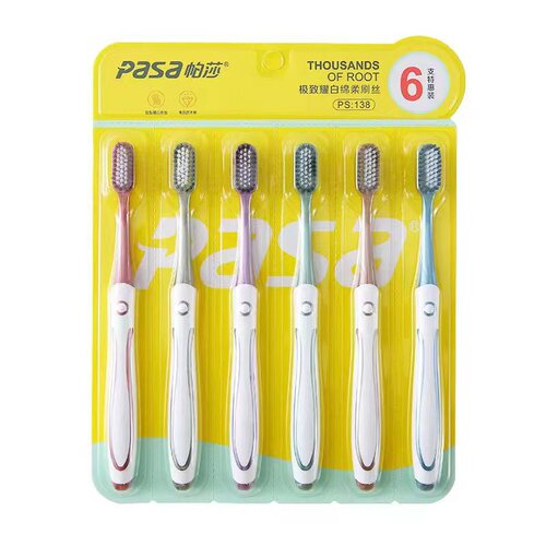 Adult High-End Soft Toothbrush with Independent Packaging, High-Density Bristles, Fine Filaments for Comprehensive Deep Cleaning, Wide Head Toothbrush