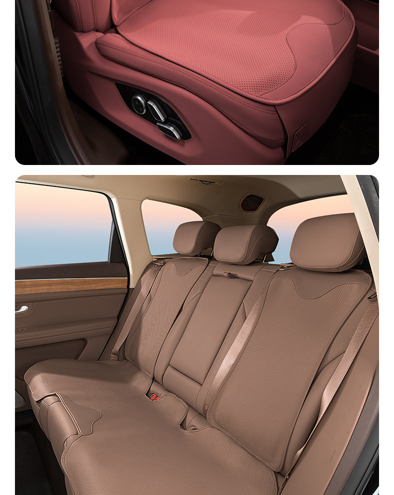 New car four seasons universal cushion in the car advanced sense Nappa leather comfortable cushion seat protective cover protective pad
