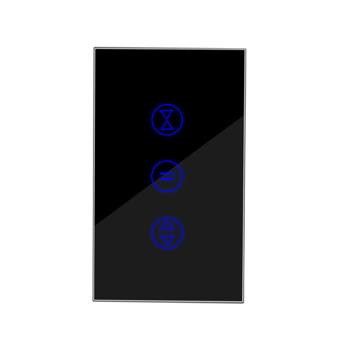Graffiti WiFi US standard curtain switch zero and live wire touch panel smart switch APP wireless remote control