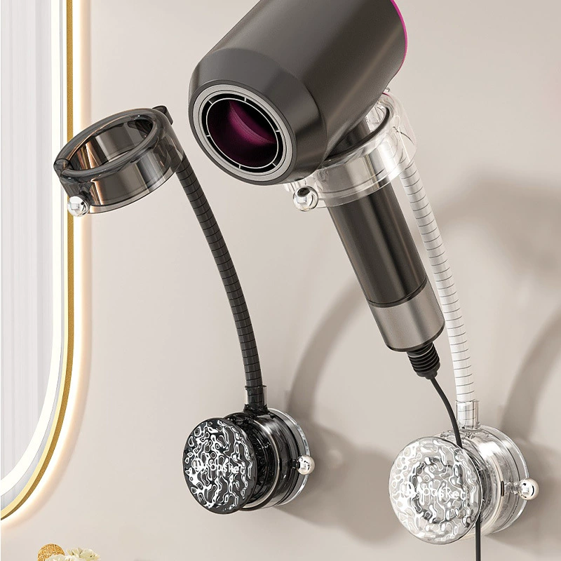 Фен стойка для хранения без пробивания туалета ванная комната фен кронштейн настенный вентиляторный держатель