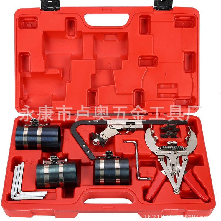 Anillo de pistón del coche compresor herramienta de instalación de anillo de pistón multifuncional pinza de anillo de pistón de reparación de automóviles Auto Protección