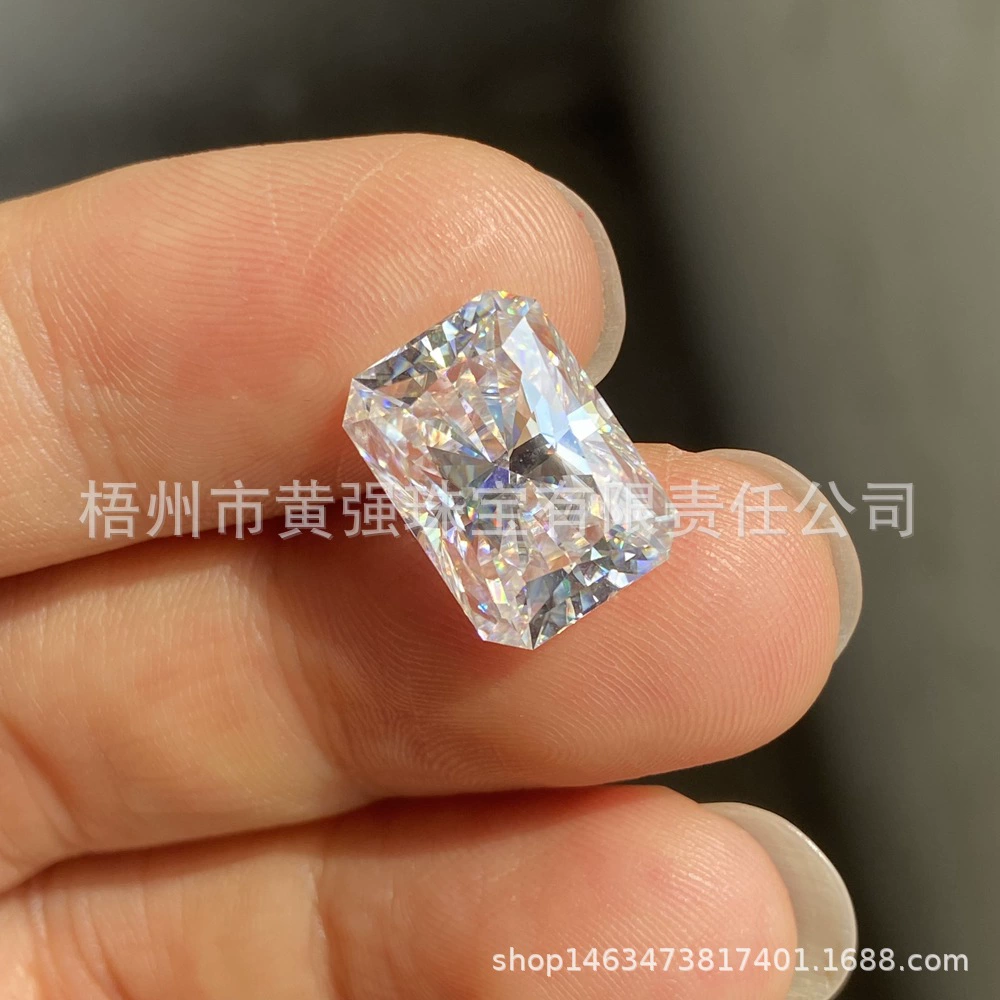 Оригинальные товары Mosan Drill 0,5-10 карат En Cutting Сертификат GRA Код талии D Цвет Прямоугольник Радиан Mosan Голое сверло