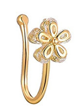 Anello senza piercing per uomo e donna, stile europeo, americano, africano, transfrontaliero, alla moda, a forma di U._voghion.com