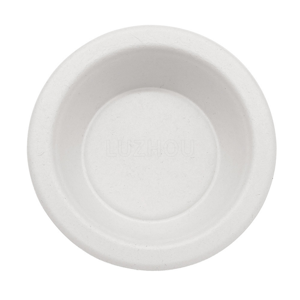 Vajilla de Pulpa de Caña de Azúcar y Bambú Shaoneng Oasis, Tazones de 2/4/12/16/32 oz, Recipientes Bento Biodegradables y Compostables