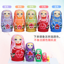 套娃玩具5层新款中国风木质女生可爱儿童礼品摆件