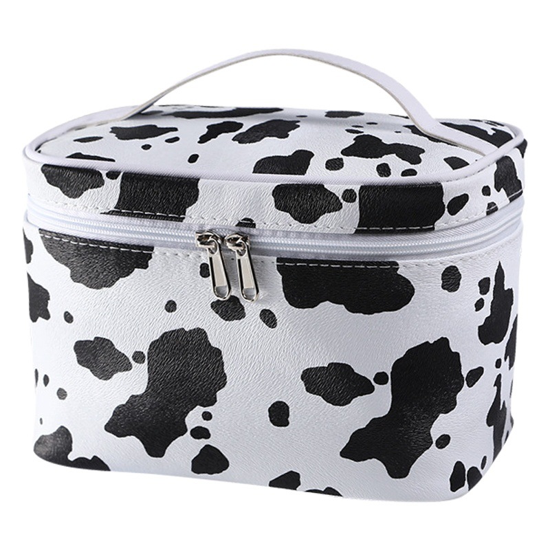 Nuevo patrón de leche bolsa de cosméticos de gran capacidad portátil viaje de negocios bolsa de almacenamiento engrosada impermeable bolsa de almacenamiento de cosméticos