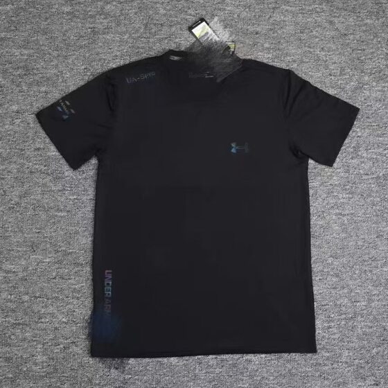Export Foreign Trade Explosions Sports Quick-drying Short-sleeved Breathable Casual T-shirt Loose Summer Top Running Crewneck Fitness