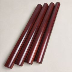 小葉の紫檀の棒の金のフープの棒のめん棒の防身の棒のヨガの武術の棒の大きいサイズのめん棒の天然の原木の色