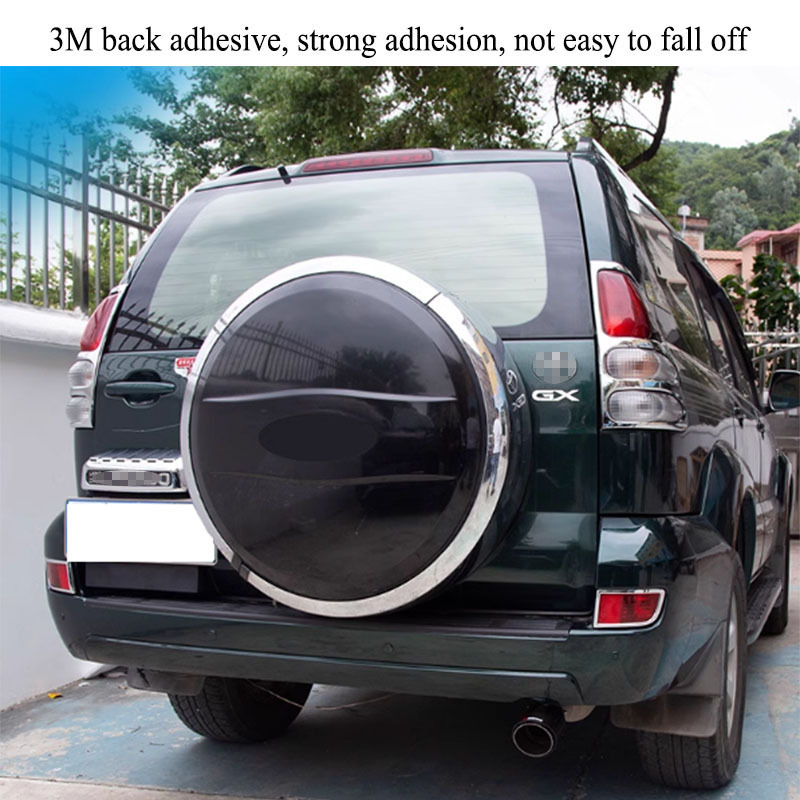 Suitable for 03-09 Toyota Prado taillight shade overbearing LC120 electroplating shade taillight shade frame electroplating trim