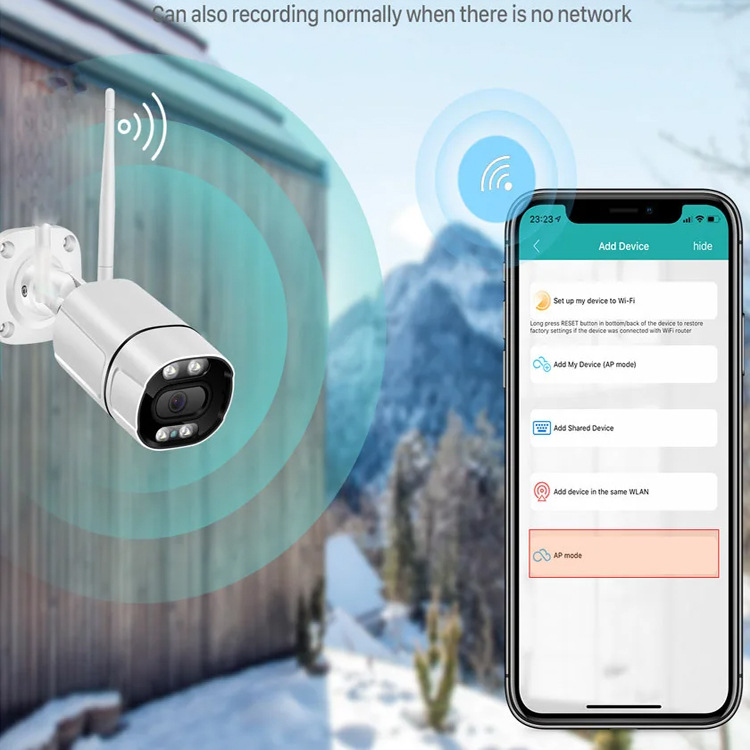 IP camera wifi P2P inalámbrica doméstica tarjeta de enchufe cámara de vigilancia inalámbrica tarjeta 64G