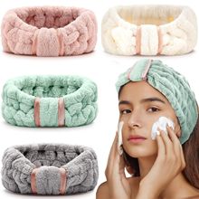 高档洗脸金边发带韩国可爱蝴蝶结头饰束发带敷面膜化妆发箍发套潮