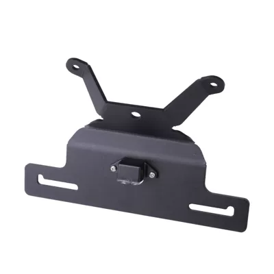 Suitable for Harley Fat Boy folding license plate frame modified short tail fender motorcycle license plate frame photo accessories (License plate holder/license plate holder) - 24-models-of-fbe-100-off-stacked-license-plate-holders