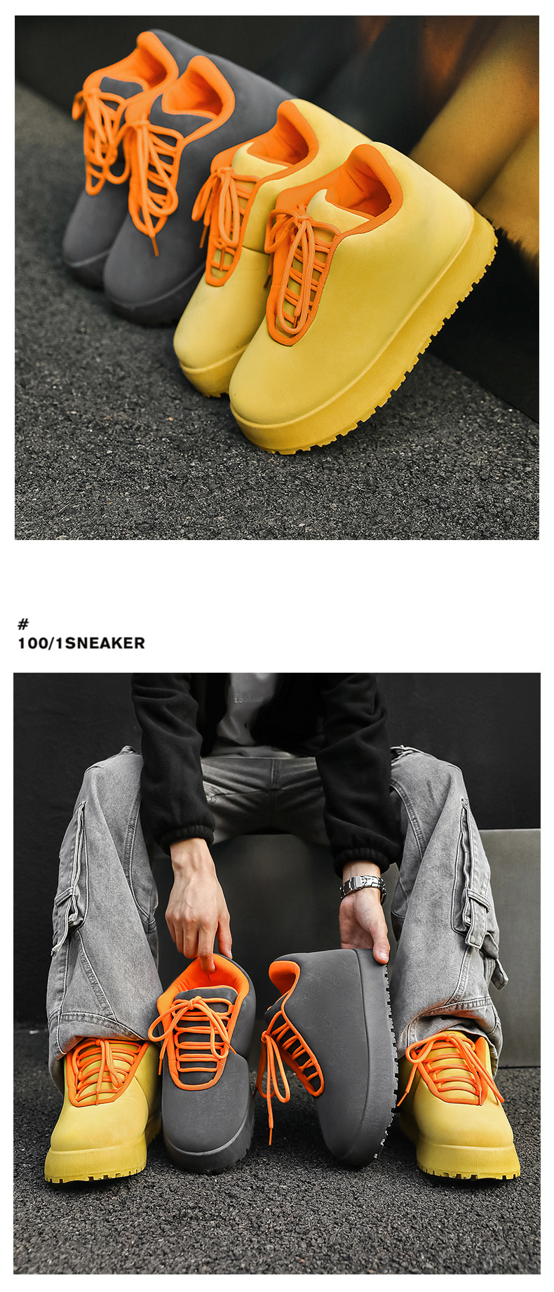 Scarpe da uomo nuove di zecca, tendenza di nicchia, sportive, da abbinare a tutte le scarpe casual, da uomo, in un unico pezzo, dropshipping Y02_voghion.com